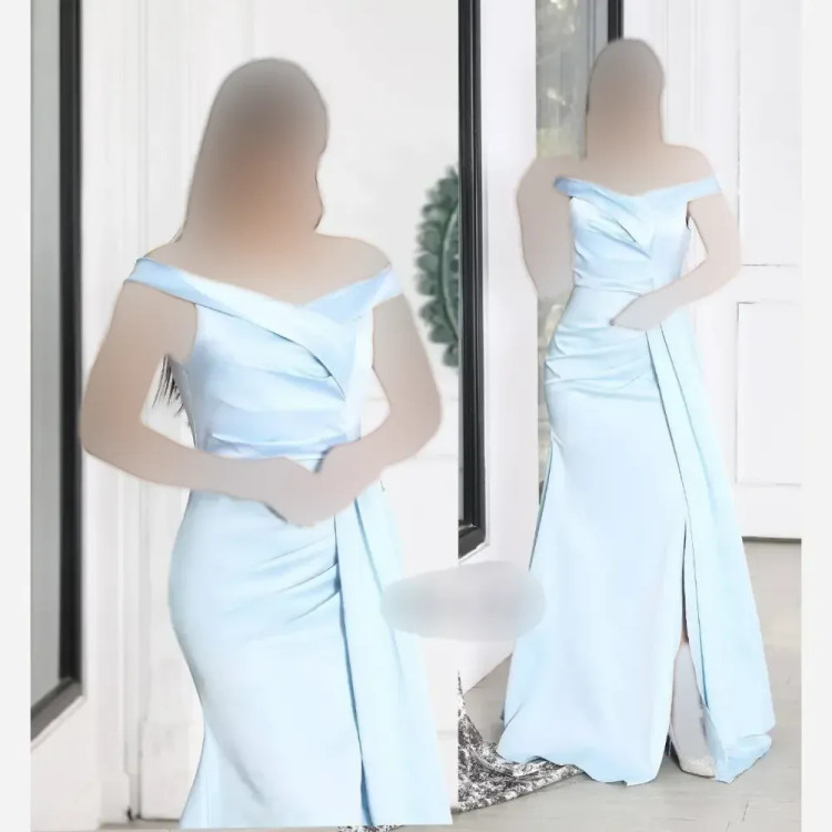 پیراهن ماکسی مجلسی زنانه مدل تیارا پارچه ساتن آمریکایی سایز 36 تا 48