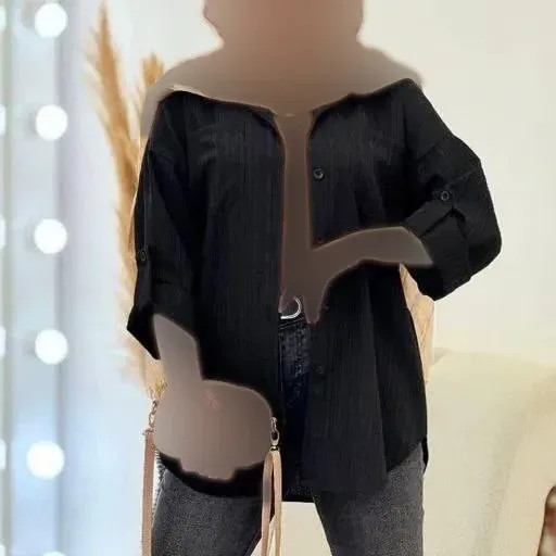 شومیز زنانه مدل نیکاد جنس کراش آیوا آستین گت دار فری سایز 38 تا 46