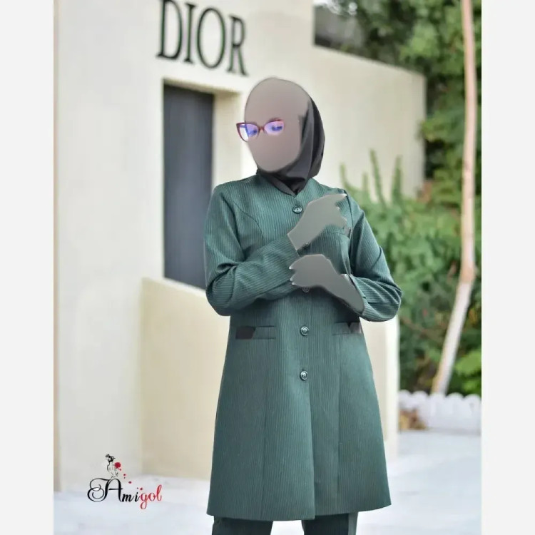 مانتو شلوار اداری زنانه مدل مارال جنس دیپلمات پرشیا باکیفیت