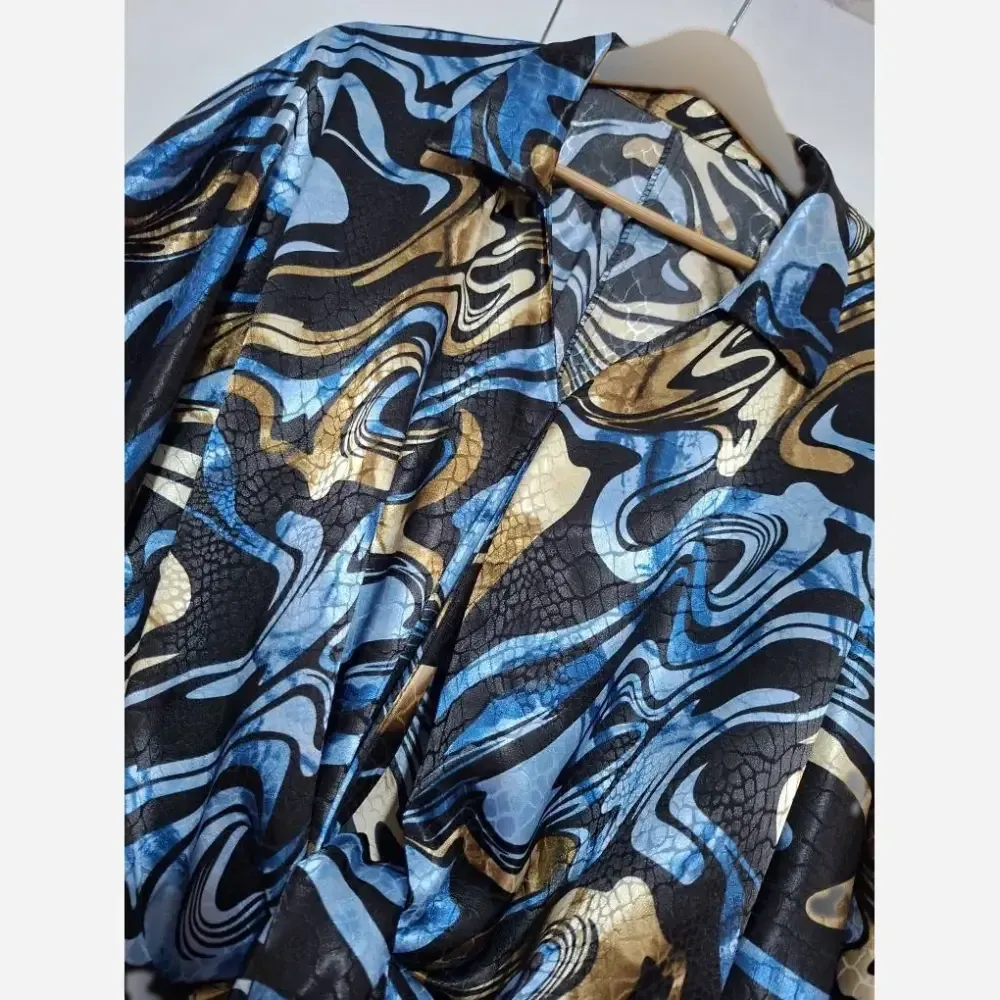 شومیز ساتن ابریشم گره ای زنانه فری سایز مناسب سایز 38 تا 48