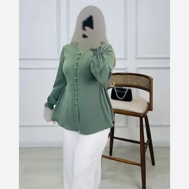 شومیز زنانه قواره دار جنس کرپ حریر و کریستال سایز 38 تا 52