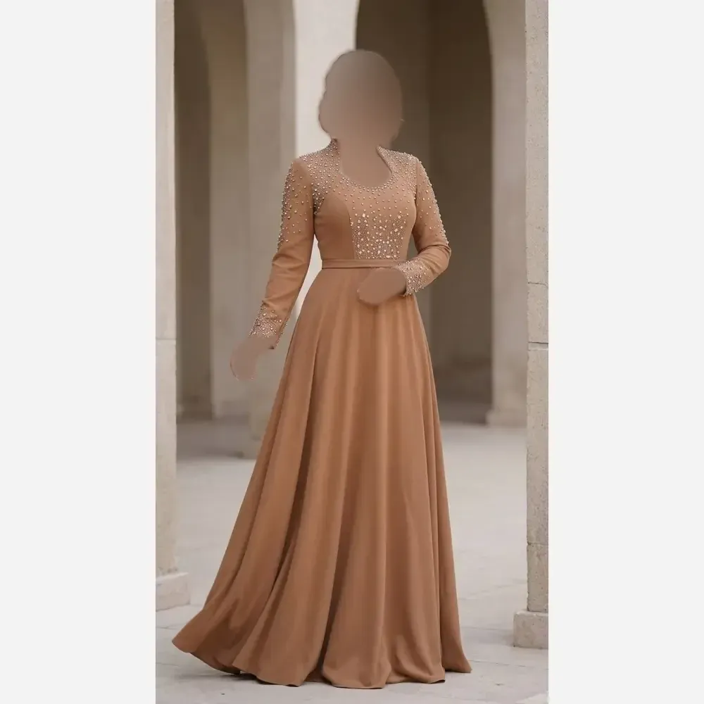 پیراهن زنانه مارال جنس کرپ دالقیچ قد 150
