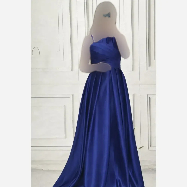پیراهن زنانه مجلسی ساتن آمریکایی قد 150 سایز 38 تا 48