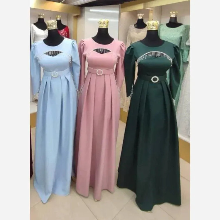 سارا استین زنجیر کرپ مازراتی قد 150 زنانه در رنگ ها و سایزهای متنوع