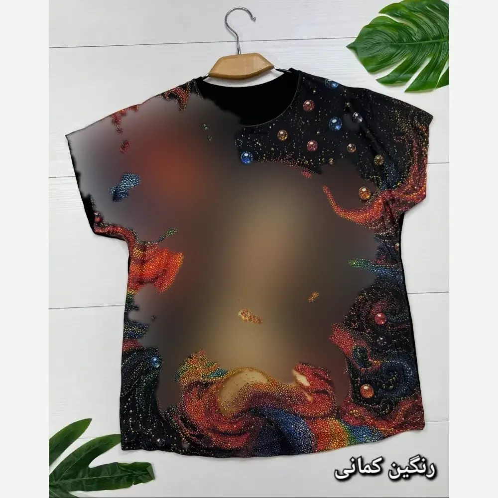 شومیز ویسکوز الیزه کش مدل دایانا سایز فری 38 تا 50
