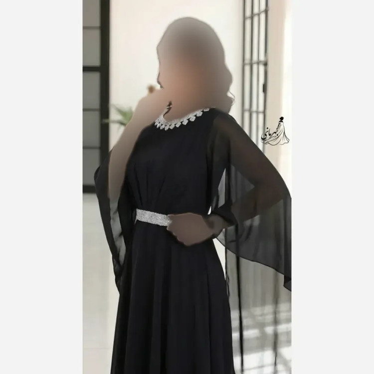 پیراهن حریر سایز بزرگ زنانه کرپ حریر درجه یک کاپدار قد 155