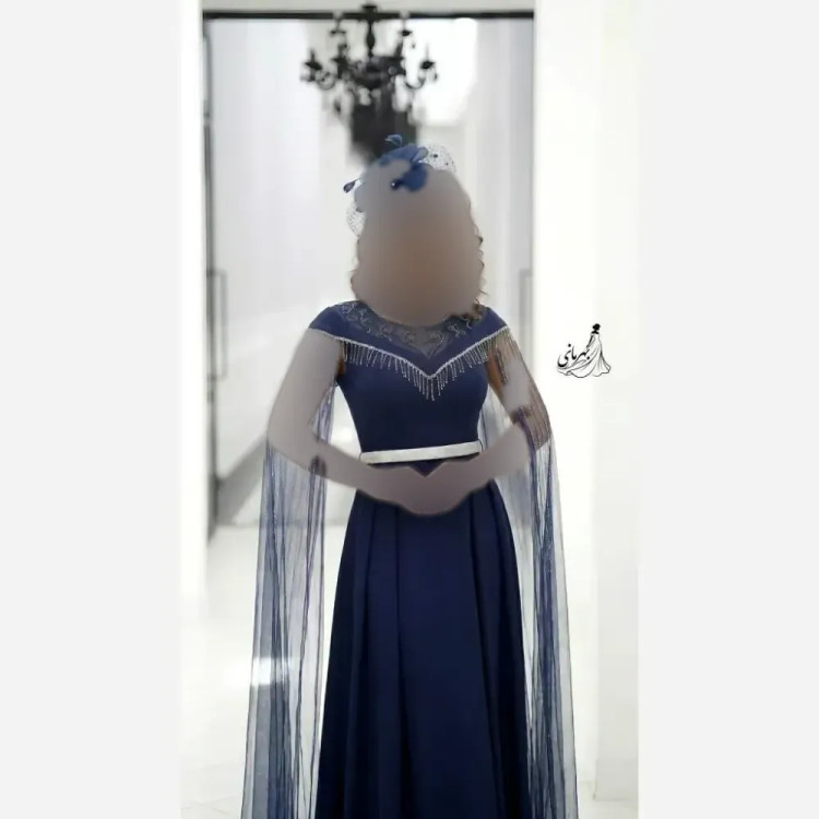 خرید لباس ماکسی فرمالیته مجلسی زنانه کرپ دالقیچ نگیندار سایز 38 تا 48