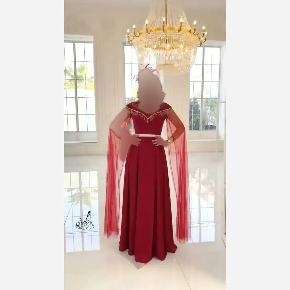 خرید لباس ماکسی فرمالیته مجلسی زنانه کرپ دالقیچ نگیندار سایز 38 تا 48