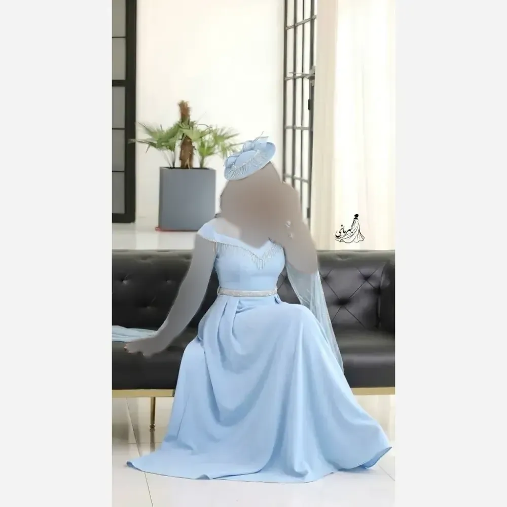 خرید لباس ماکسی فرمالیته مجلسی زنانه کرپ دالقیچ نگیندار سایز 38 تا 48