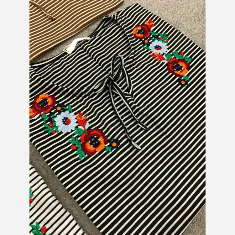 سارافون نازگل پنبه سوپر گلدوزی شده فری سایز زنانه