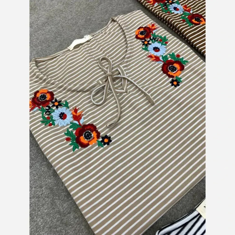 سارافون نازگل پنبه سوپر گلدوزی شده فری سایز زنانه