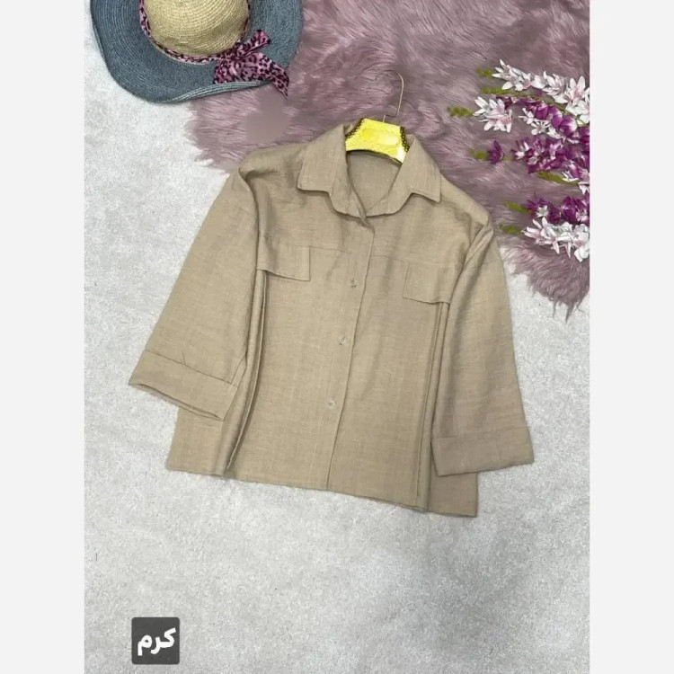 شومیز عروسکی یگانه شانتون فری سایز 38 تا 46 در رنگبندی متنوع