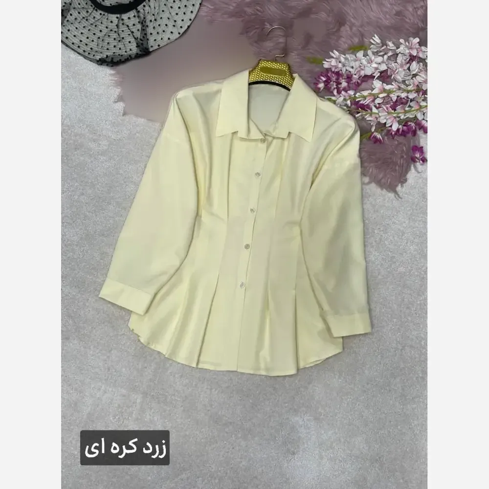 شومیز عروسکی ملون جنس پری خنک و سبک فری سایز