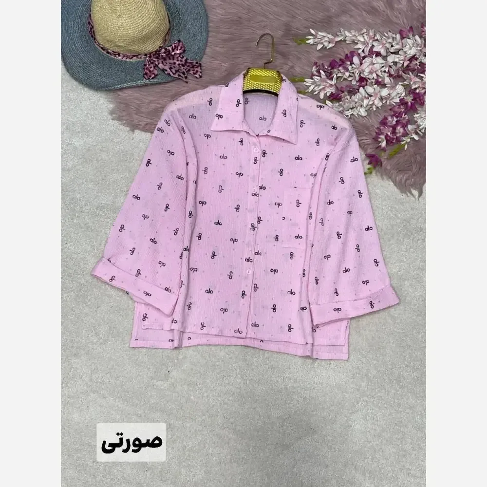 شومیز پاستیلی زنانه جنس ینزی پفکی فری سایز 38 تا 46
