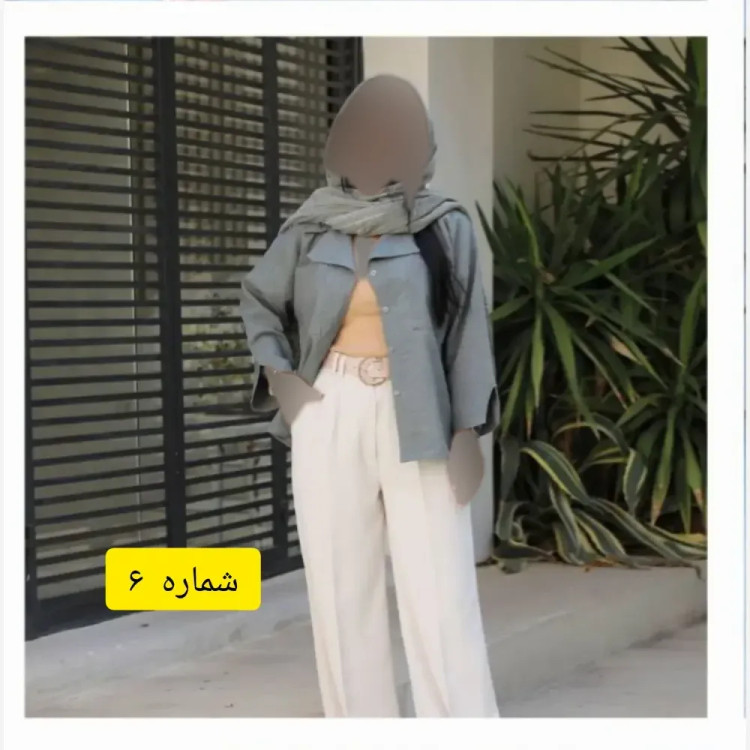 شومیز مانتویی تابستانه جنس شانتو صوفیا سایز بزرگ