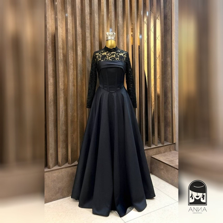 دامن زنانه مدل پوشاک جنس دانتل مخمل و دامن ساتن سایز ۲ تا ۵
